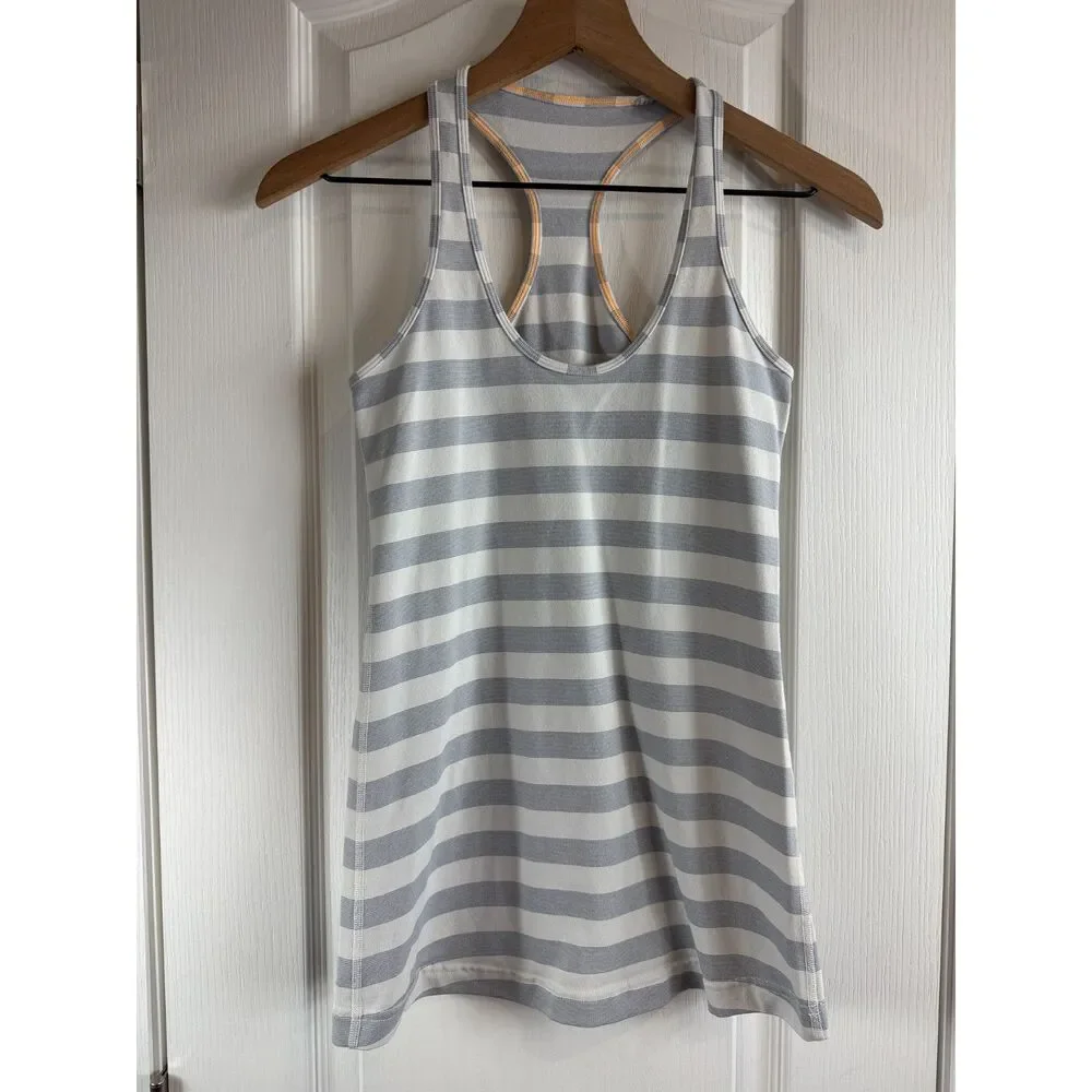 Lululemon Women's Racerback Tank Top Striped Size XS / S